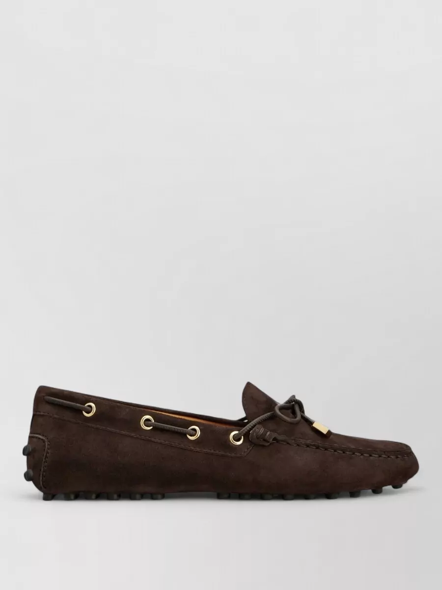 Tod's Suede Leather Loafers