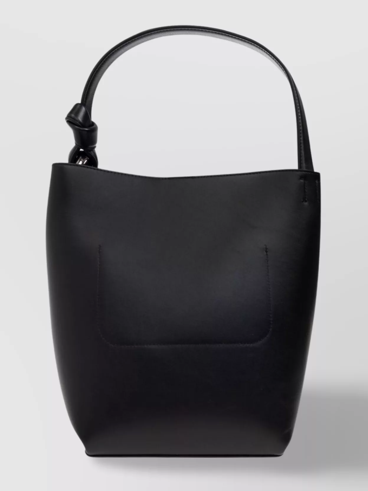 Jw Anderson Borsa A Secchiello In Pelle Nera Donna In Black
