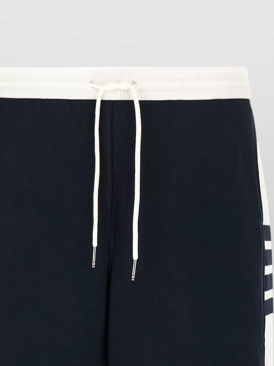 Thom Browne Signature Four Bar Bermuda Shorts Side Panels