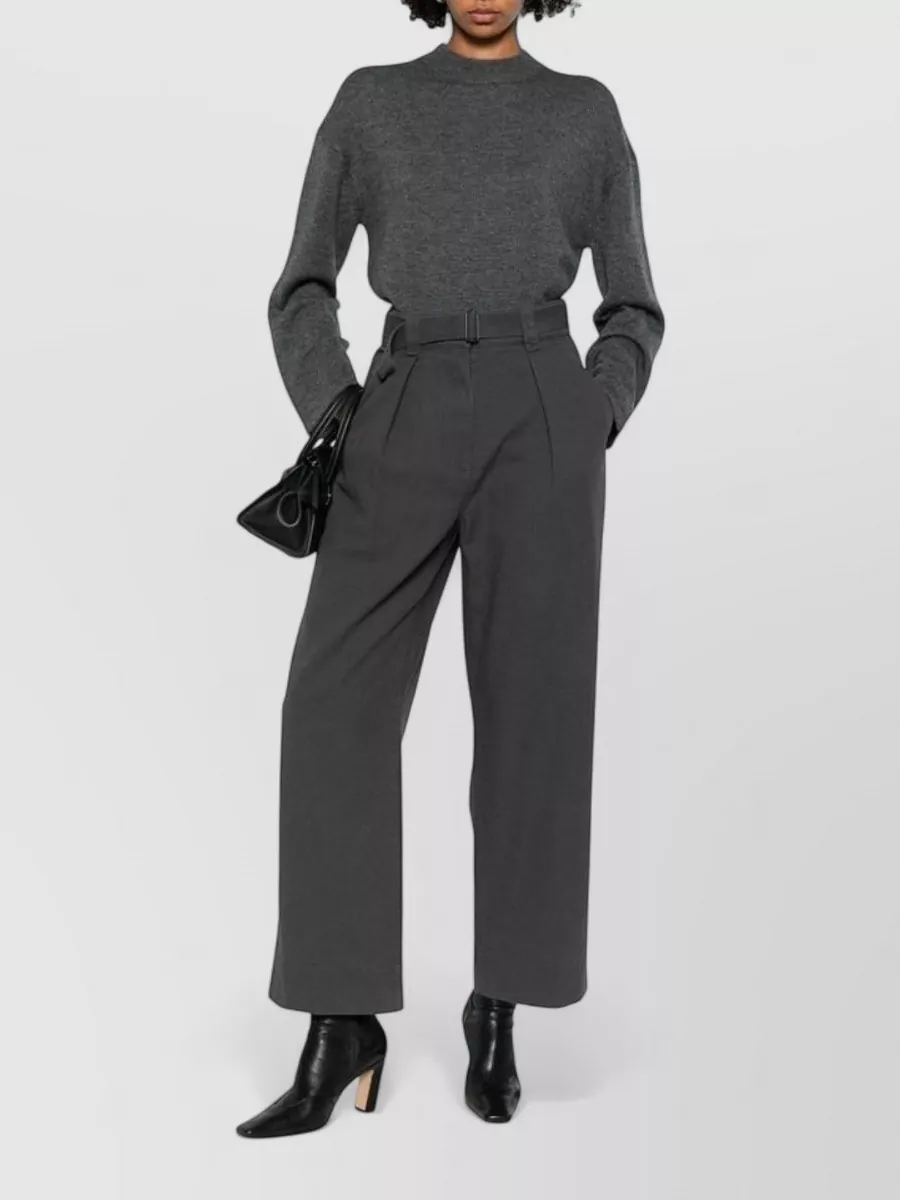 Max Mara Cashmere wool fine-knit crew-neck long-sleeve jumper