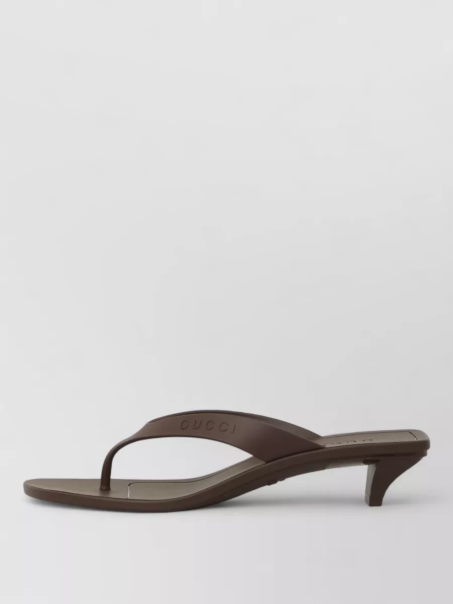 Gucci Rubber Thong Sandals