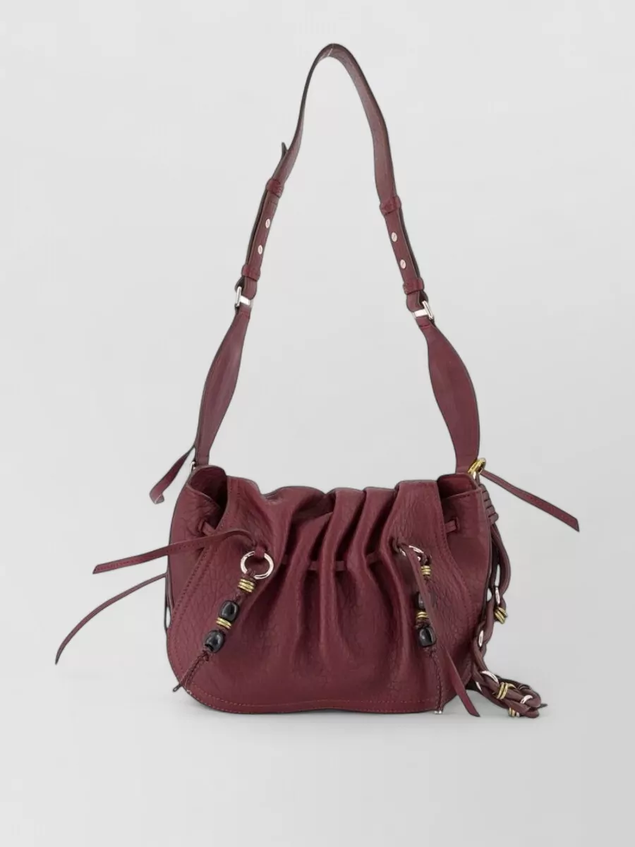 Isabel Marant bolton lambskin leather shoulder bag