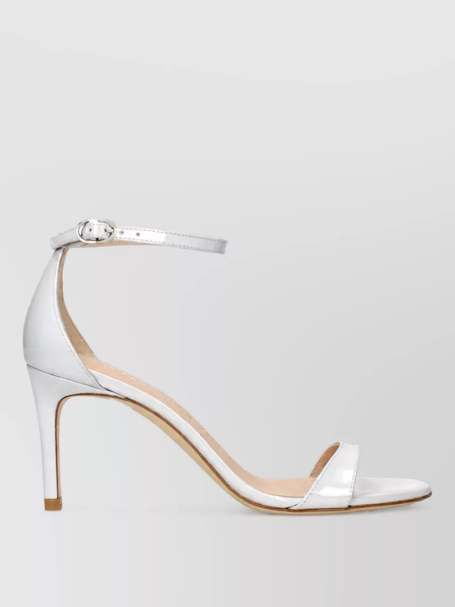 Stuart Weitzman Leather Stiletto Heel Sandals