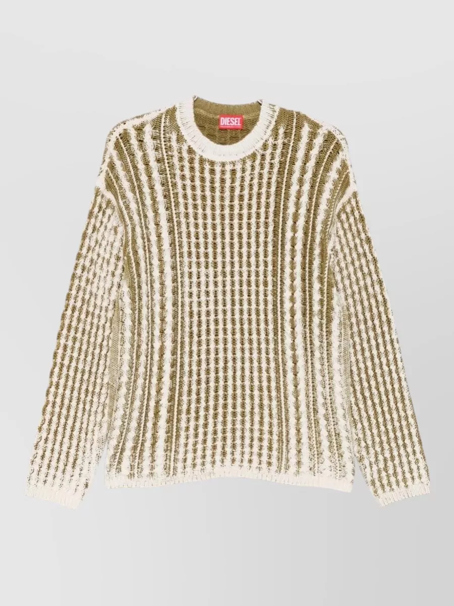 Diesel Open-Knit Logo Jumper
