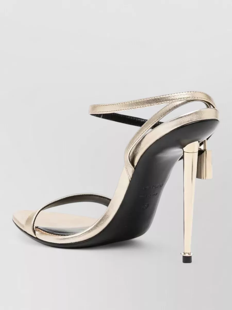 Tom Ford Leather High-Heel Sandals