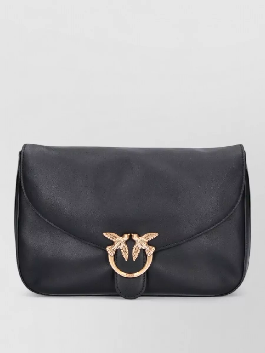 Pinko love bag leather clutch bag