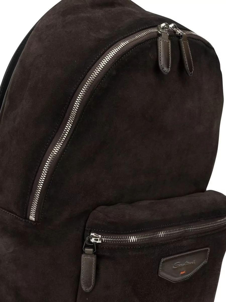 Santoni Suede Backpack