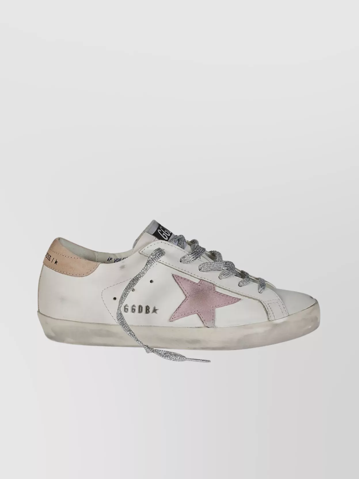 Shop Golden Goose Worn-out Leather Star Sneakers