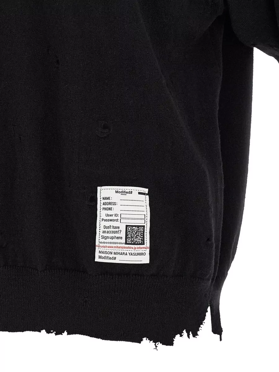 Maison Mihara Yasuhiro Embroidered Cotton Short-Sleeve Polo Shirt