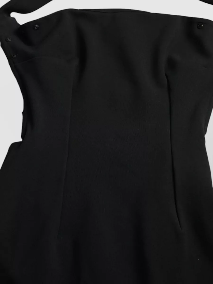 Dolce&Gabbana Crisscross Halterneck Belted Midi Dress