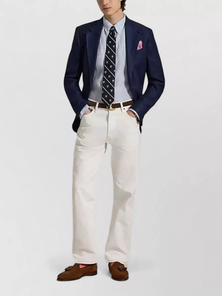 Polo Ralph Lauren Striped Long-Sleeve Linen Shirt