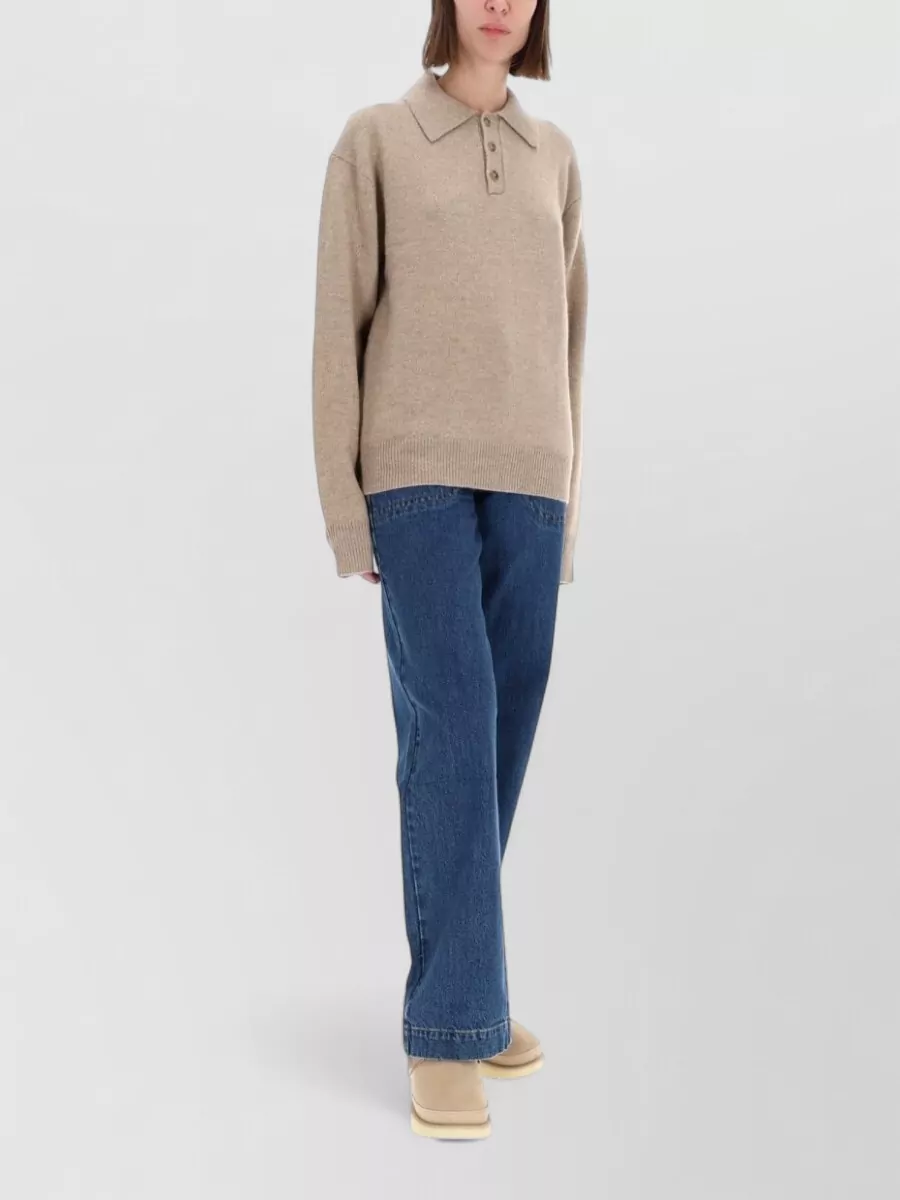 Guest In Residence Cashmere polo jumper