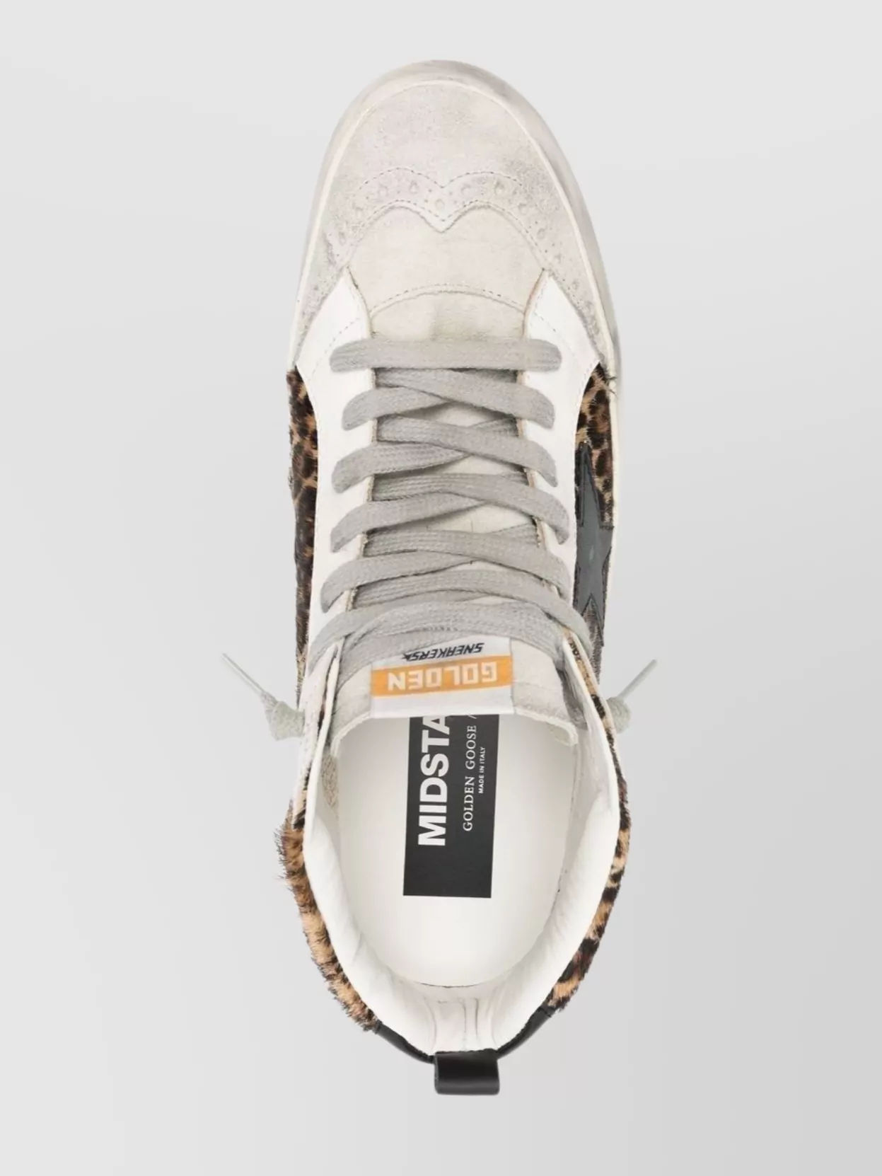 Golden Goose Leopard Print Panelled Low Top Sneakers