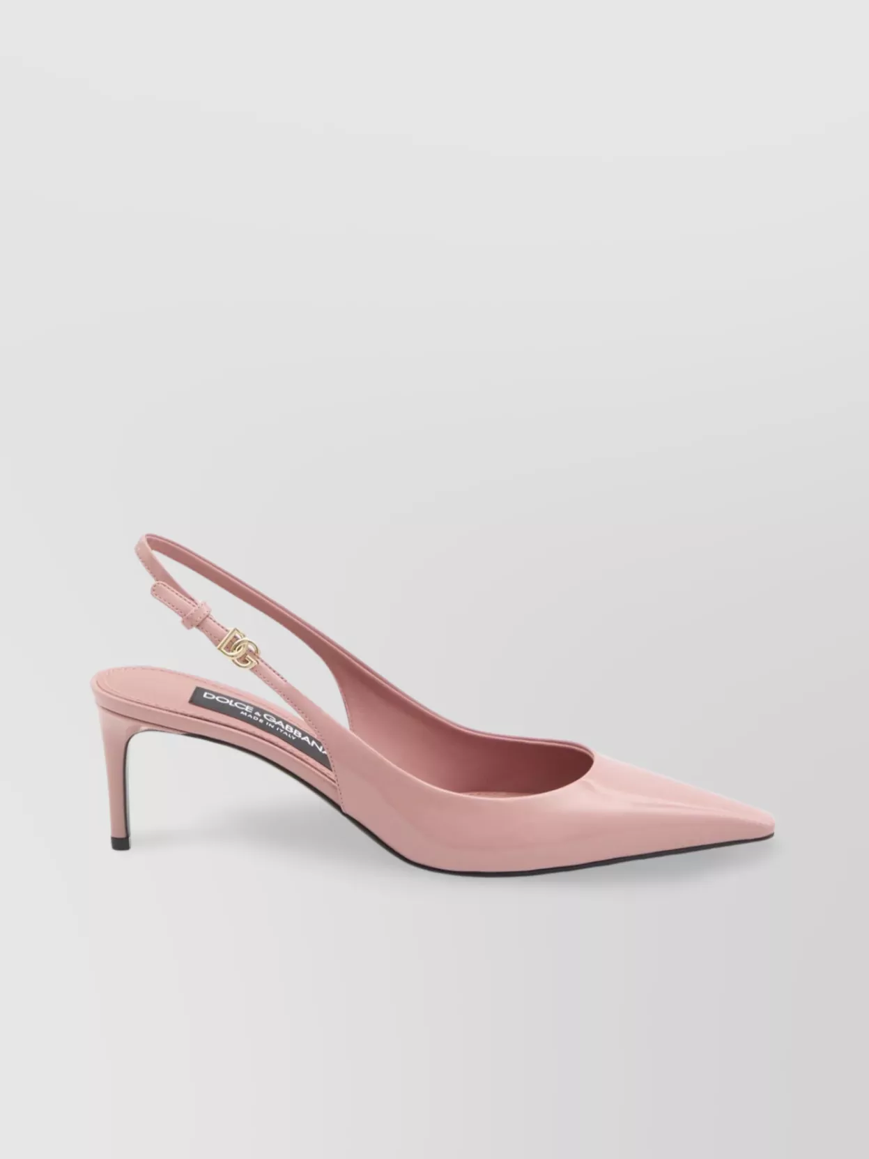 Dolce & Gabbana Stiletto Heel Leather Slingback Pumps