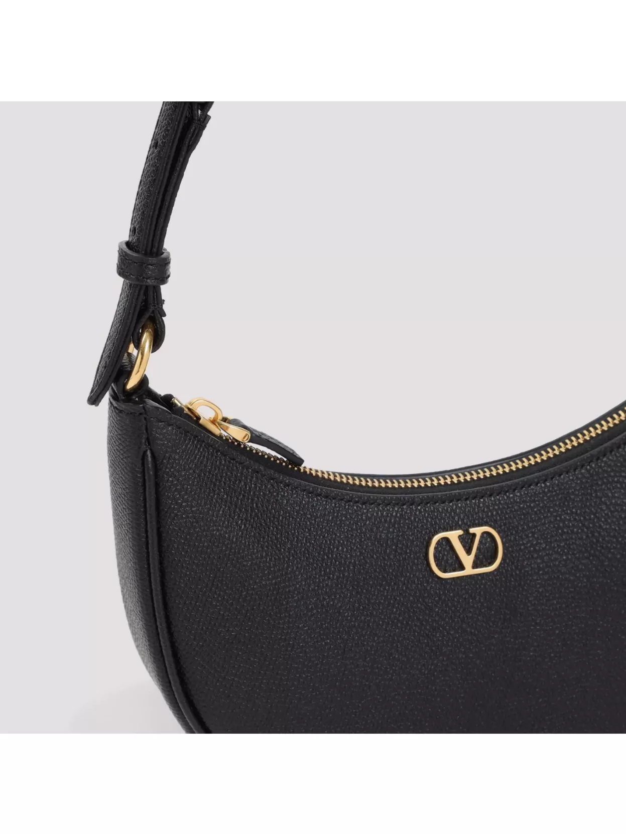 Valentino Garavani Mini Hobo Signature Handbag With Adjustable Strap