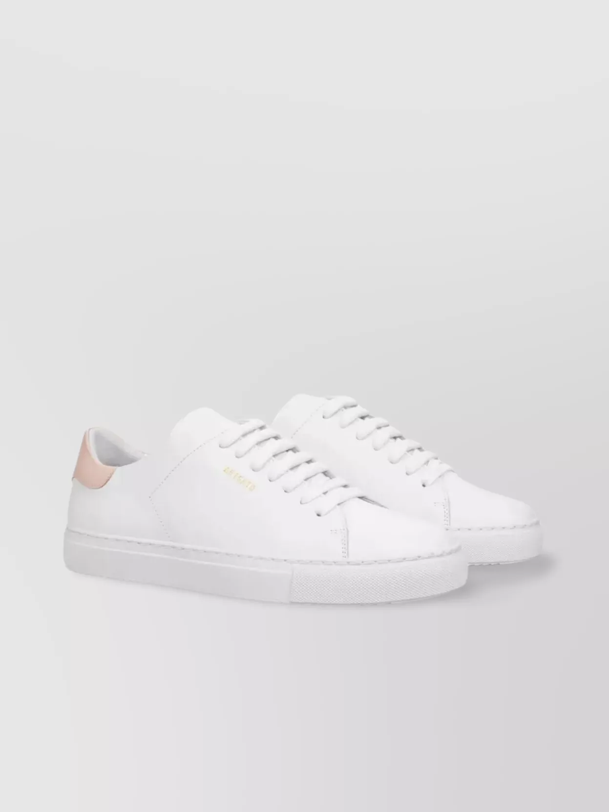 Axel Arigato Low Top Rubber Sole Sneakers In White