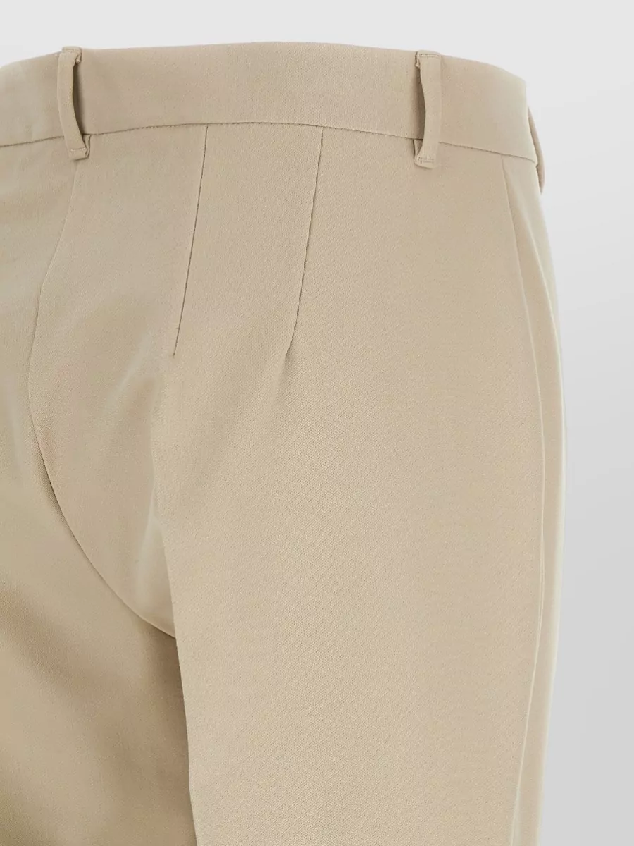 S Max Mara Tailored Trousers Pleated Front Belt Loops Pockets