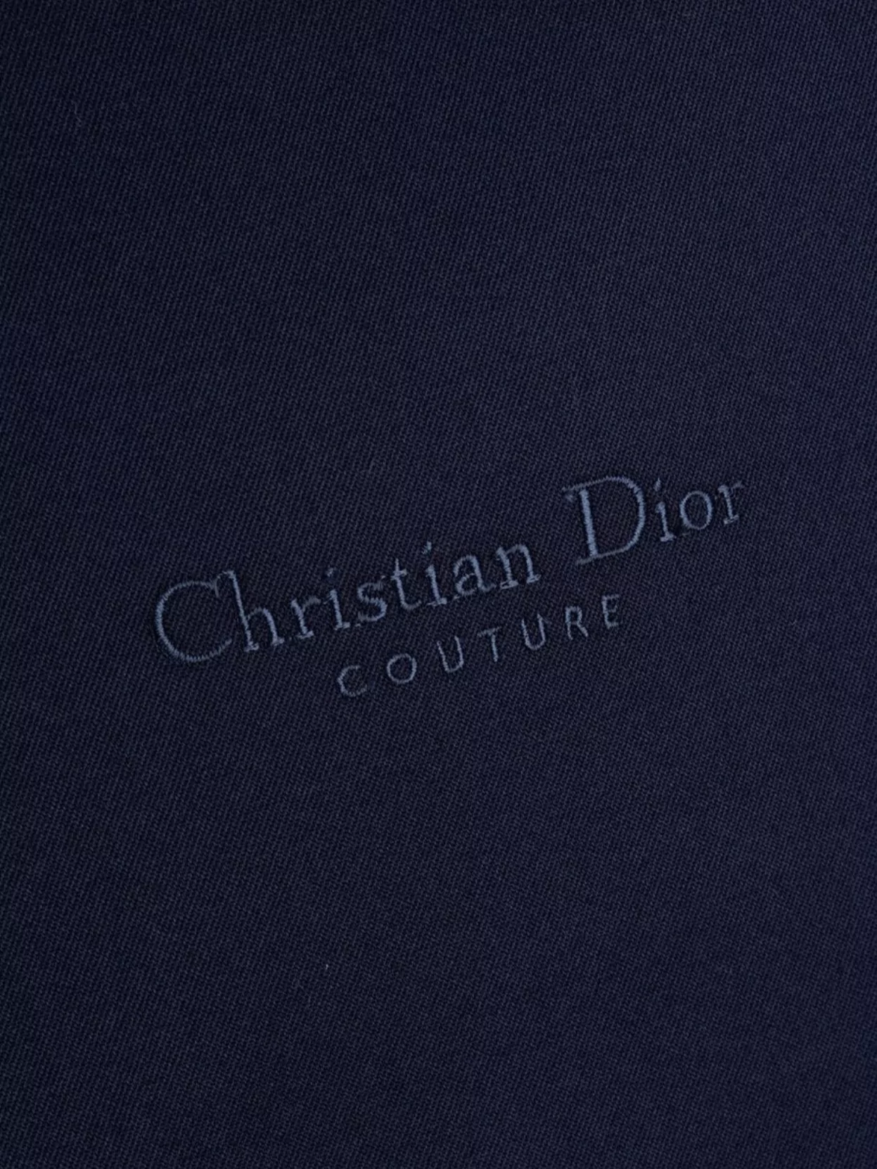 Christian Dior Trench Coat With Notched Collar And Back Vent