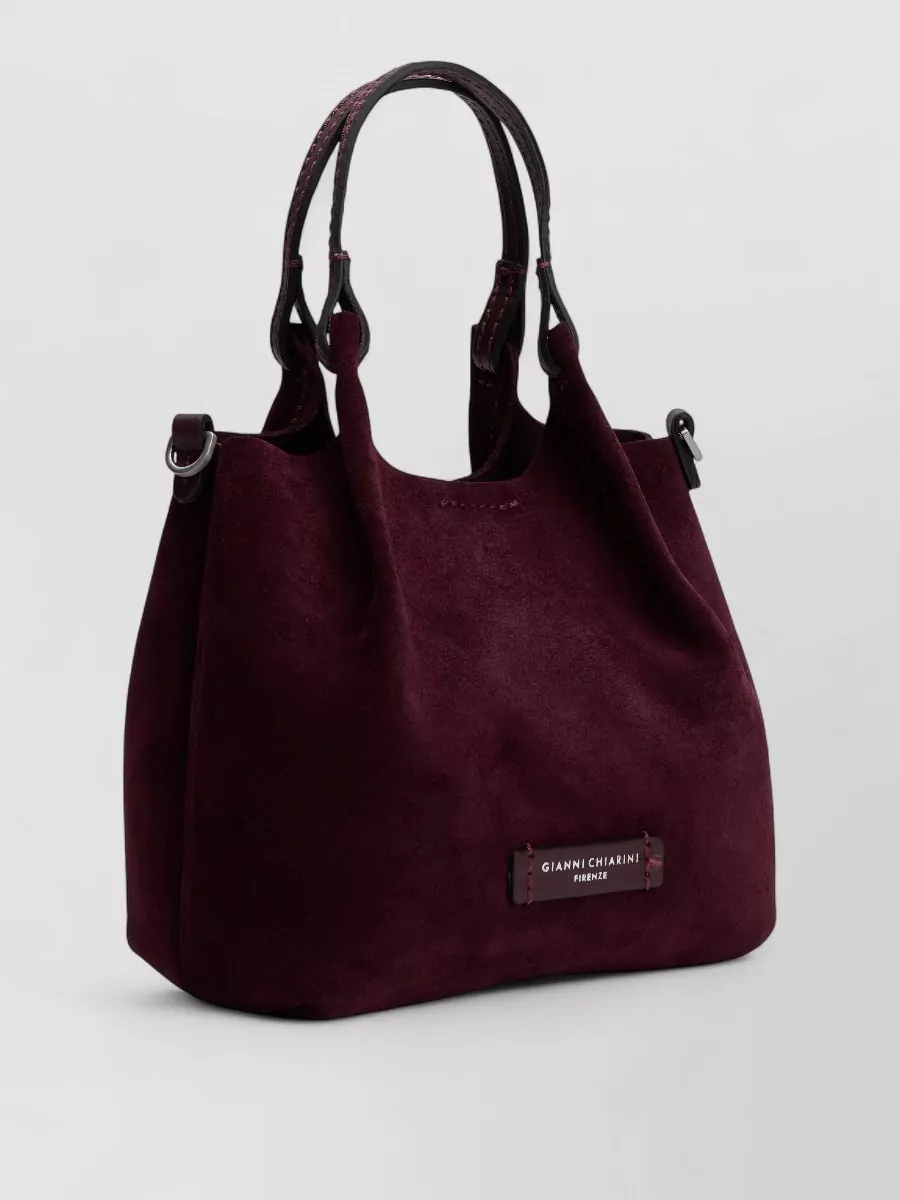 Gianni Chiarini suede bucket bag