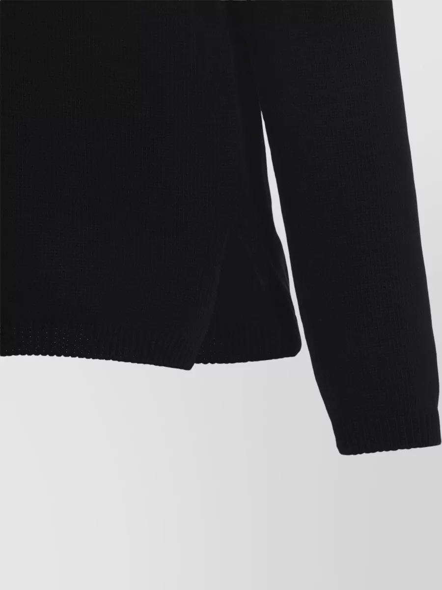 Rick Owens V Neck Knit Sweater Long Sleeves