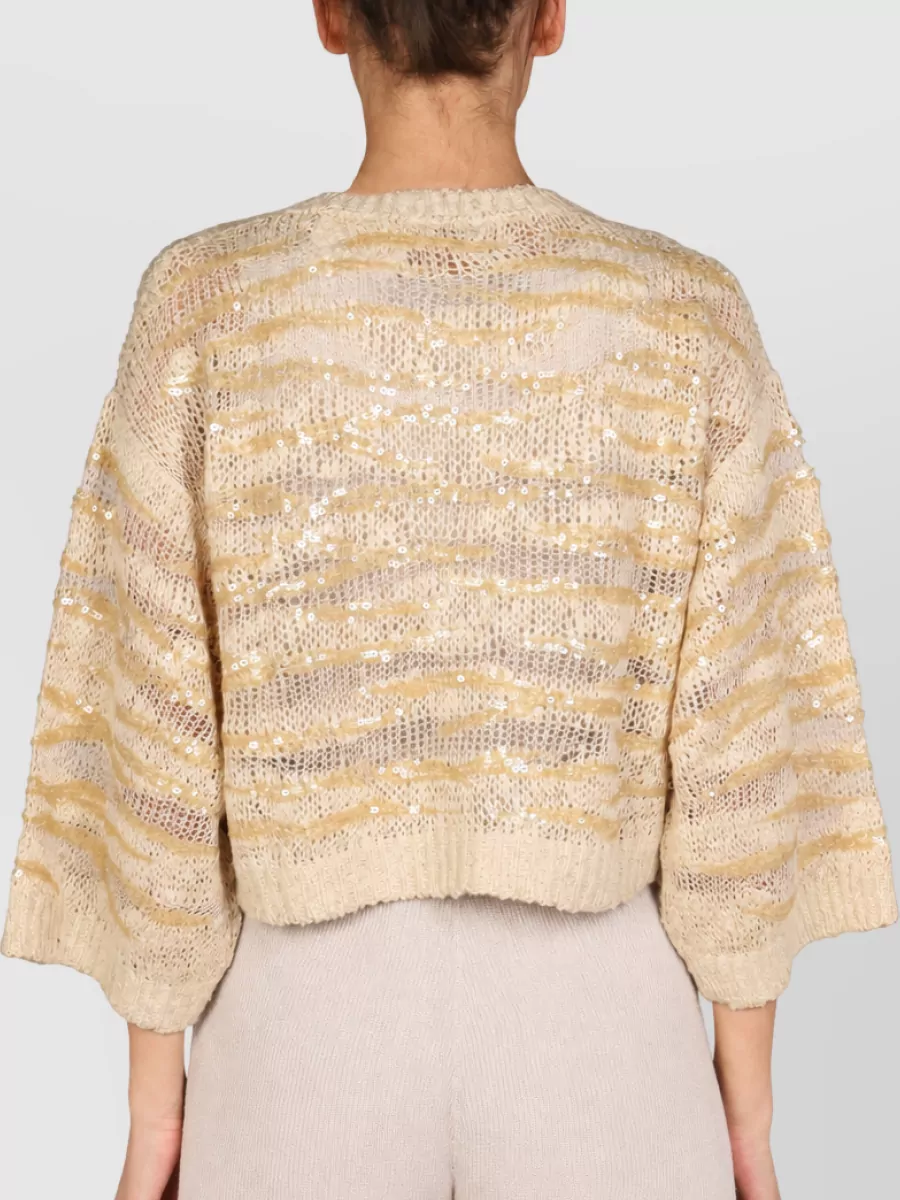 Brunello Cucinelli Perforated Mesh Sweatshirt