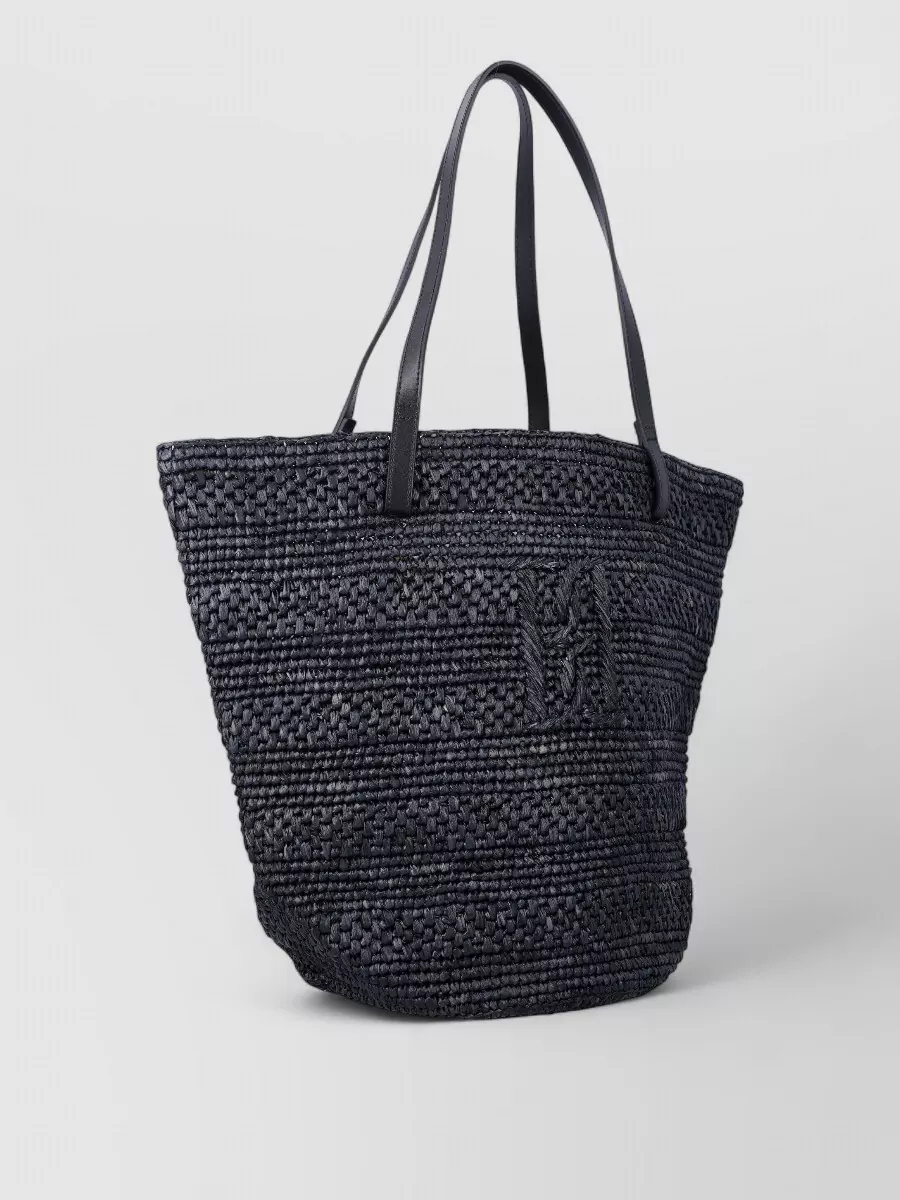 By Malene Birger Raffia Straw Tote Bag
