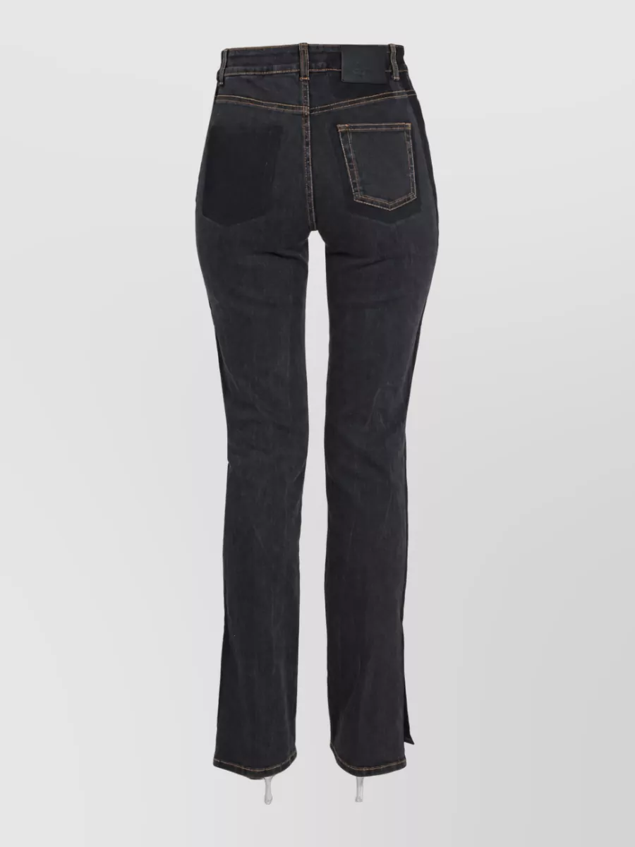 Alexander Mcqueen Denim Wide-Leg Trousers