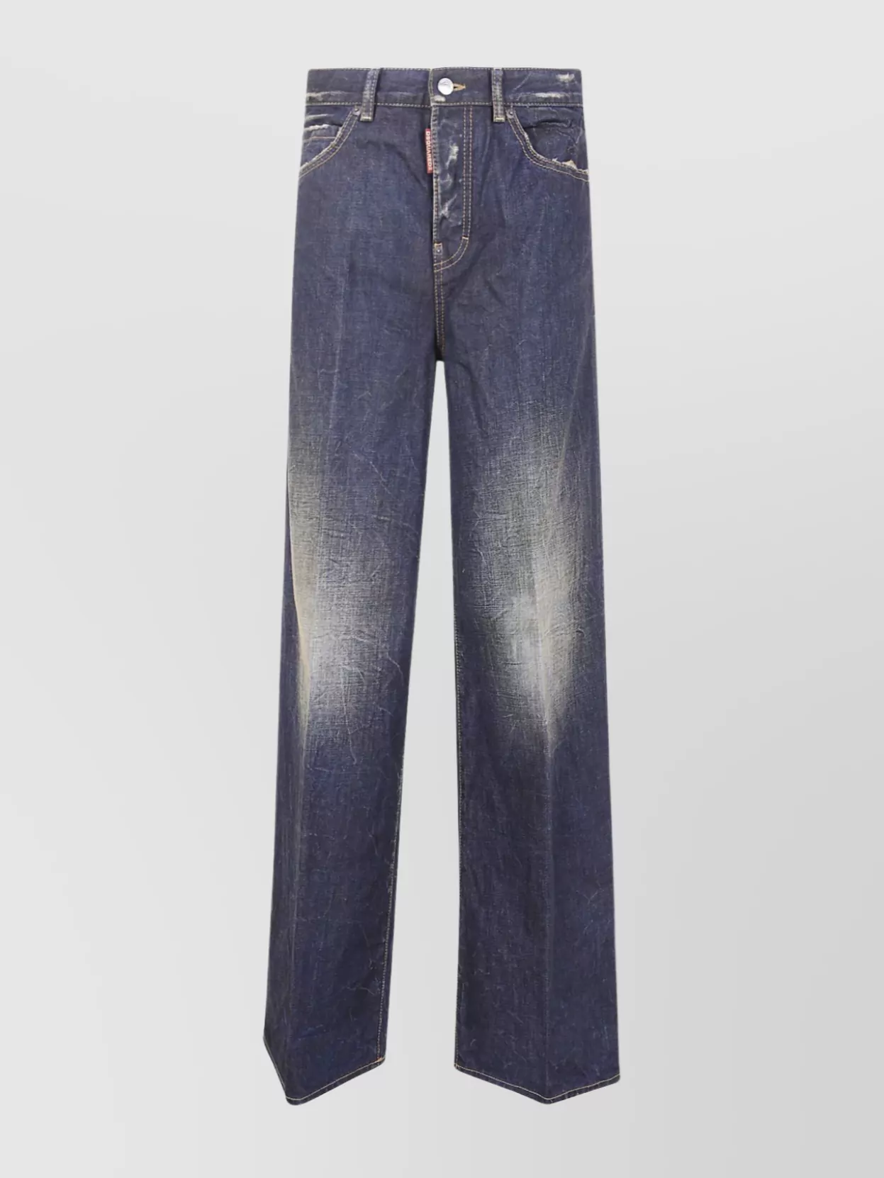 Dsquared2 Wide-Leg Five-Pocket Traveller Jean