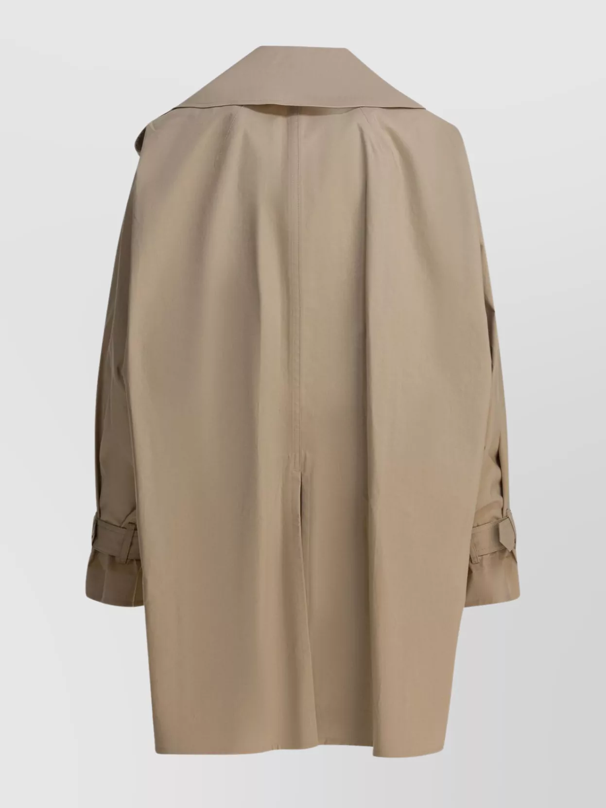 Givenchy Womens Beige Mustard Belted Notch-lapels Cotton Trench Coat In Neutral
