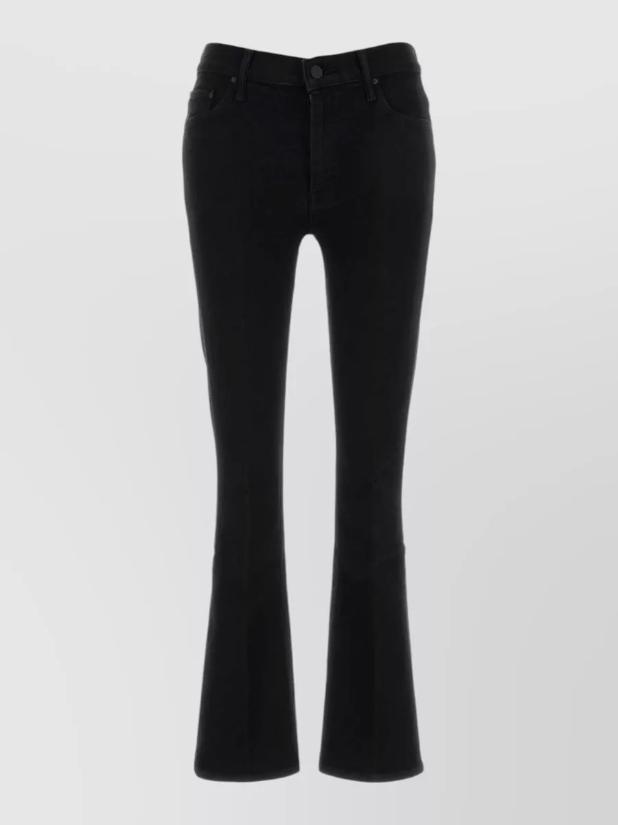 Mother denim mid-rise flared jeans