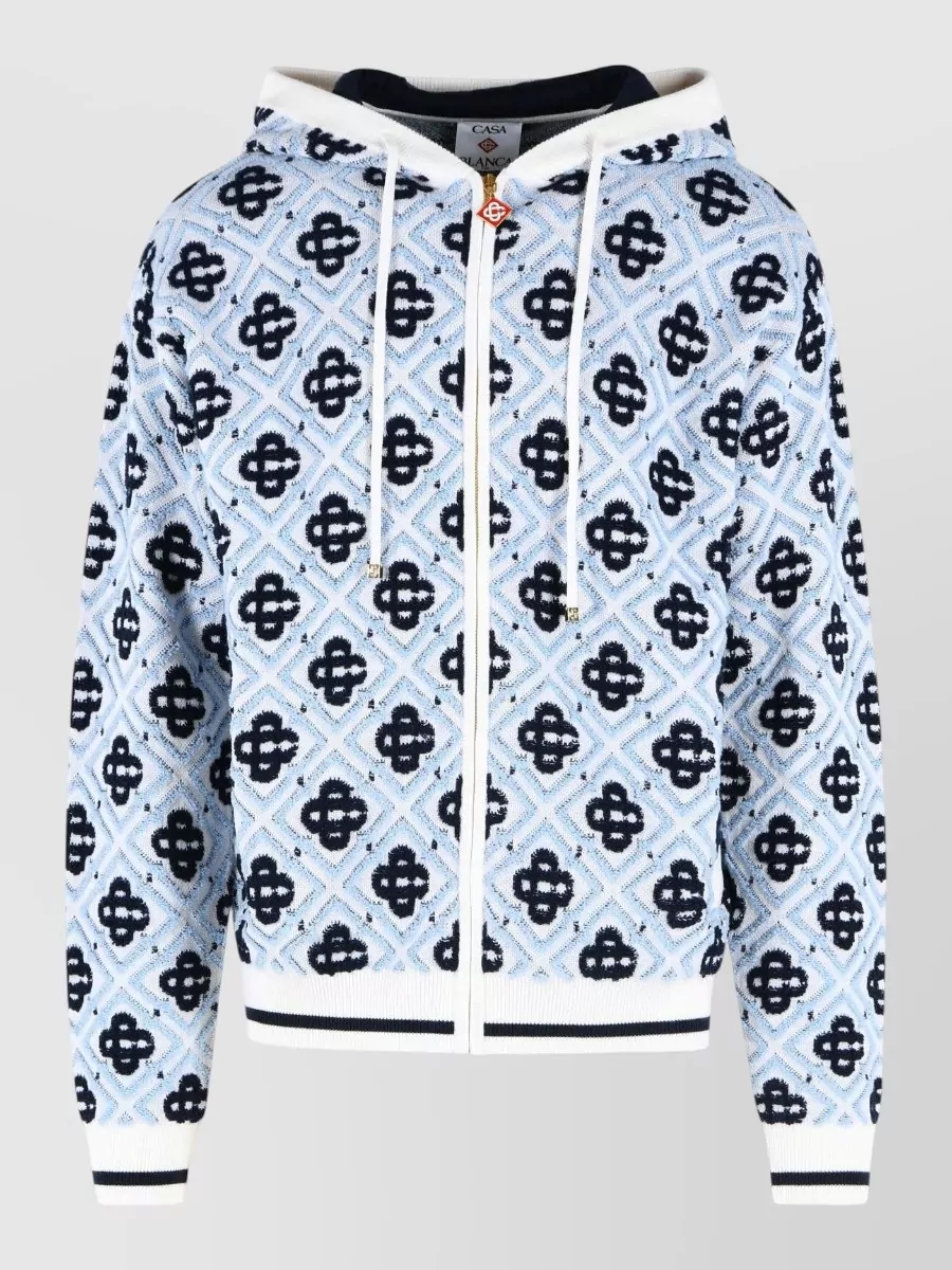 Casablanca wool hooded jacket