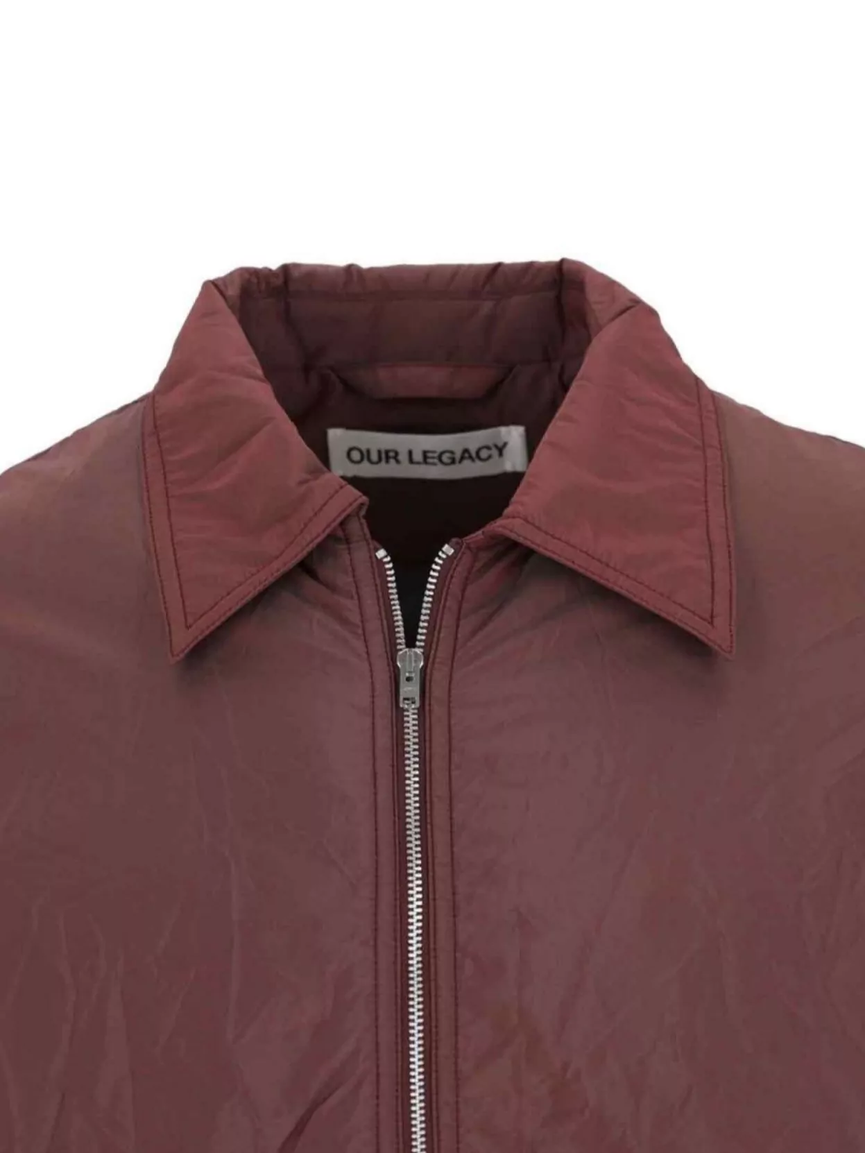 Our Legacy Relaxed Jacket With Collared Neck And Long Sleeves