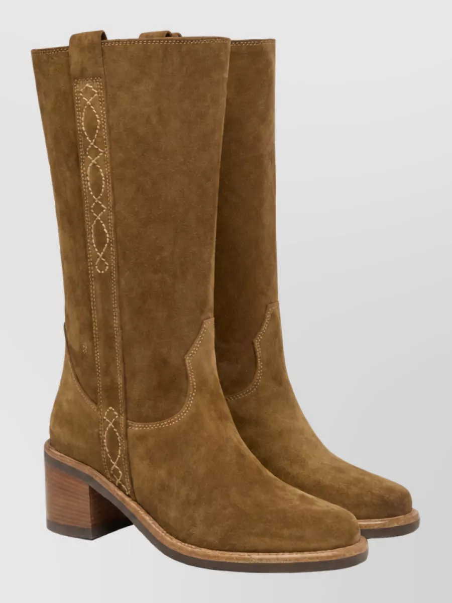 Ash Leather Ankle Boots
