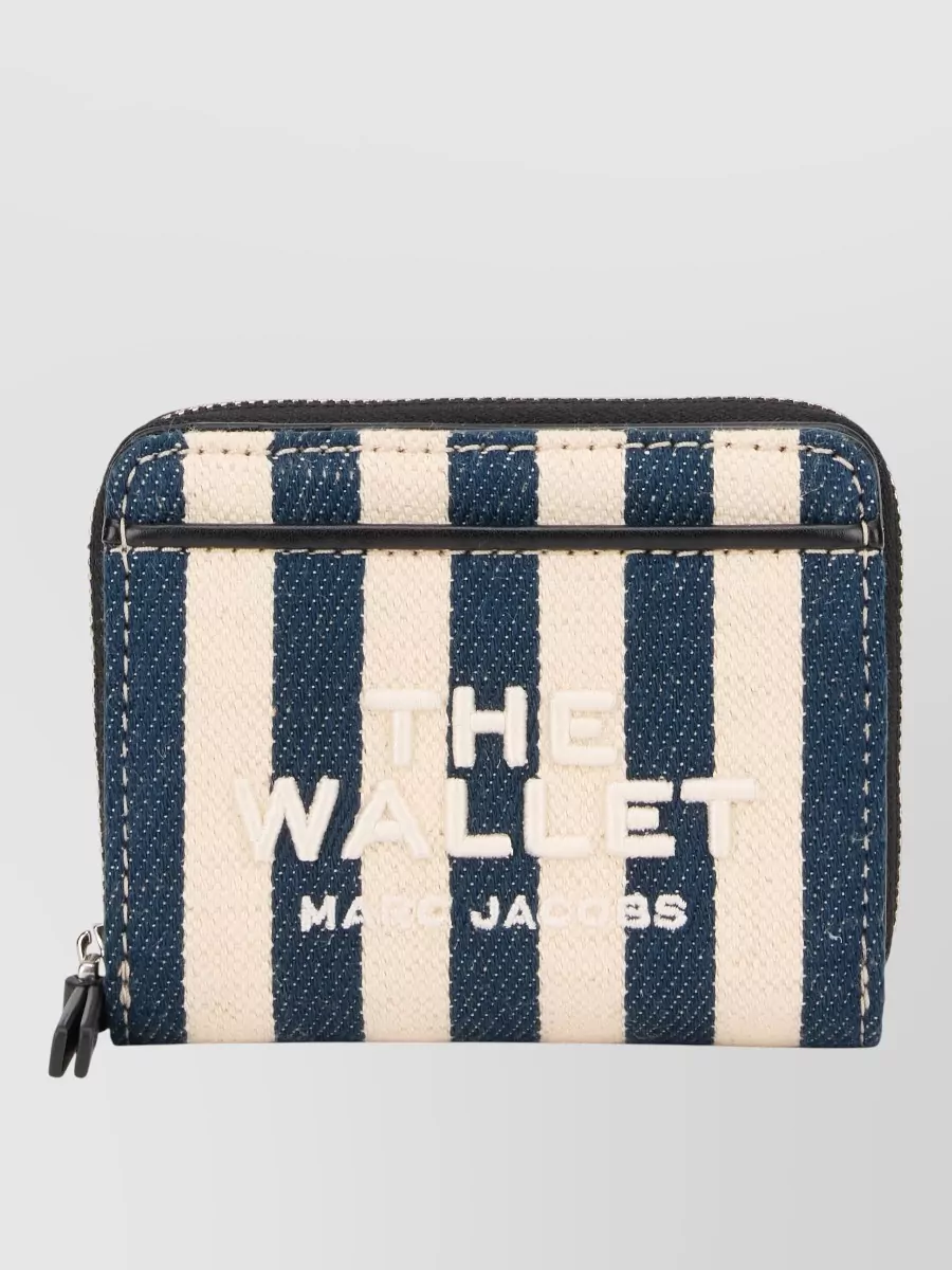 Marc Jacobs striped fabric cardholder