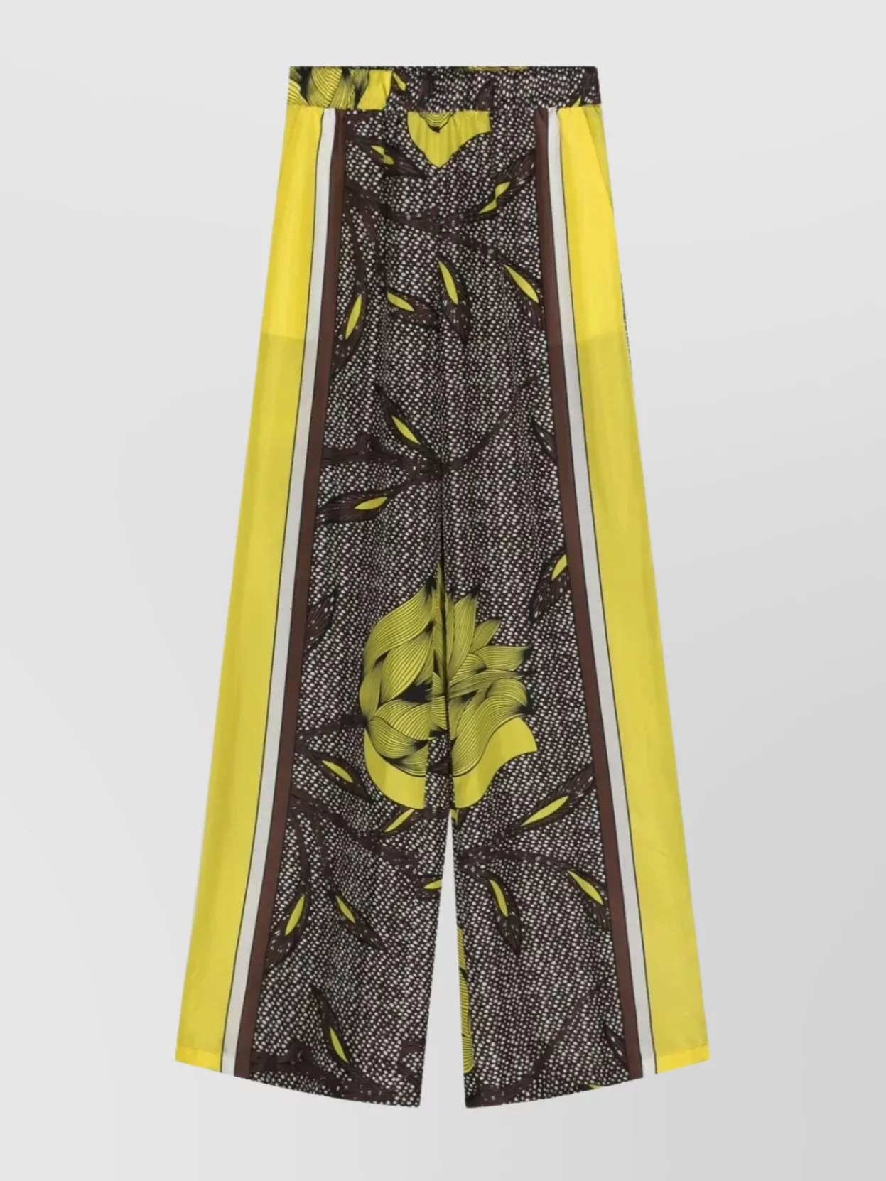 P.a.r.o.s.h Floral Print Wide-leg Trousers And Panels In Multi