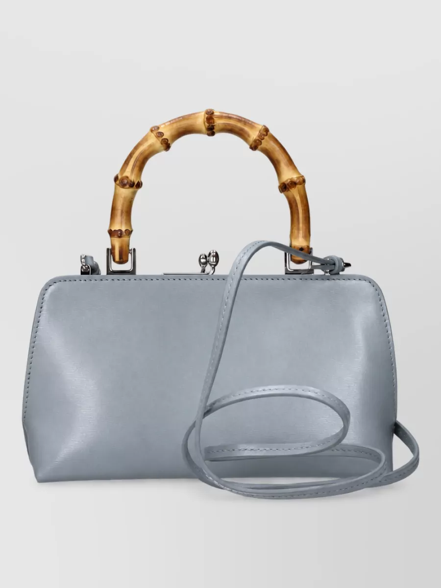 Jil Sander Goji Leather Clutch Bag