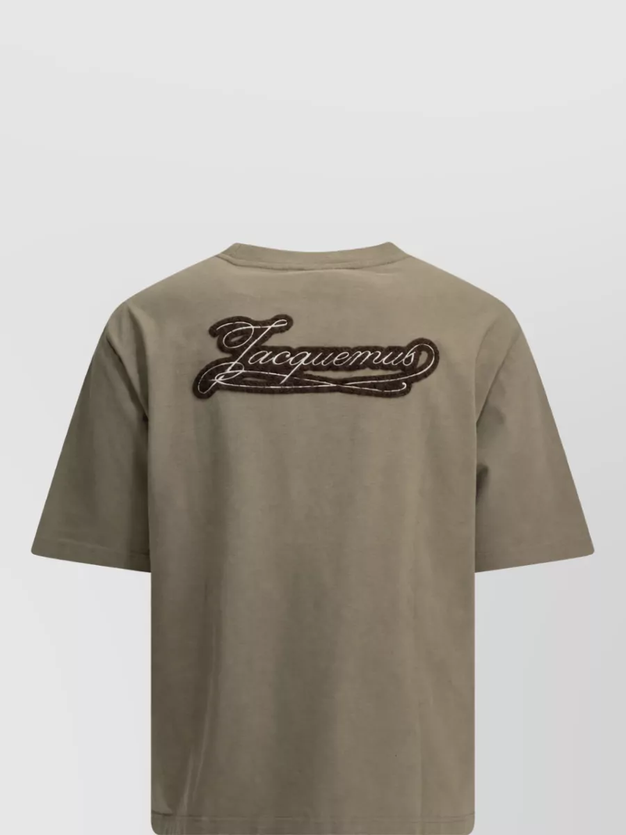 Jacquemus Crew-Neck Cotton T-Shirt