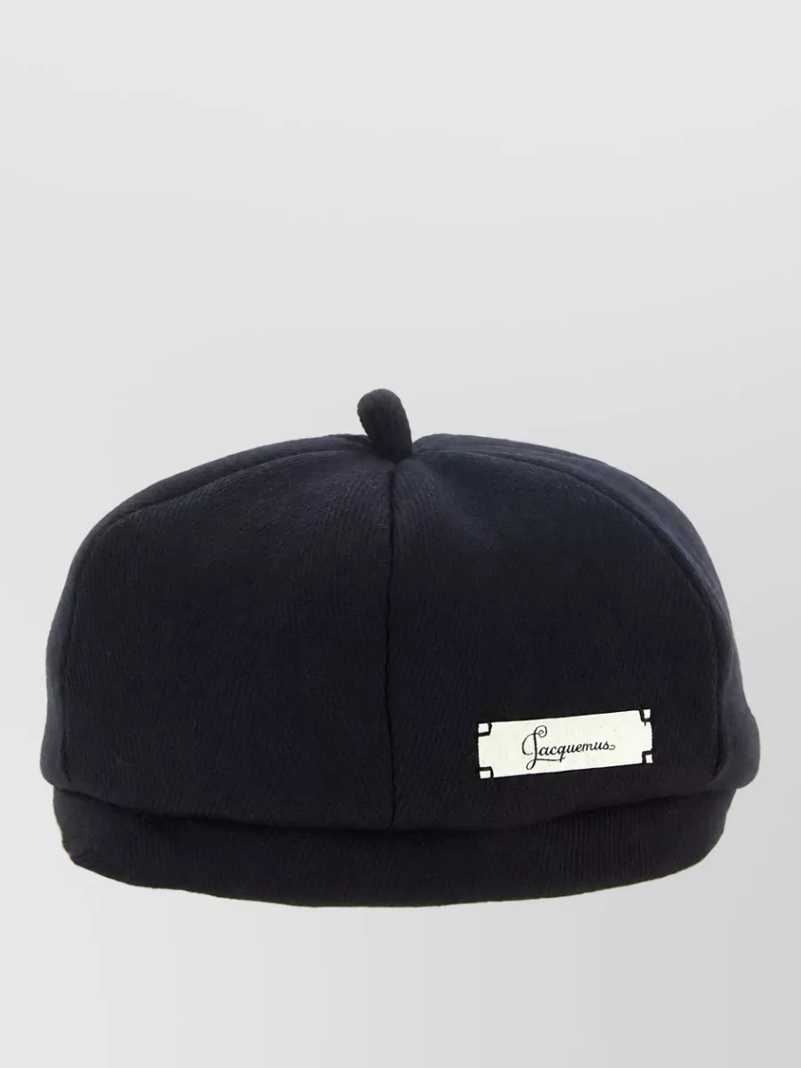 Jacquemus virgin wool paneled beret