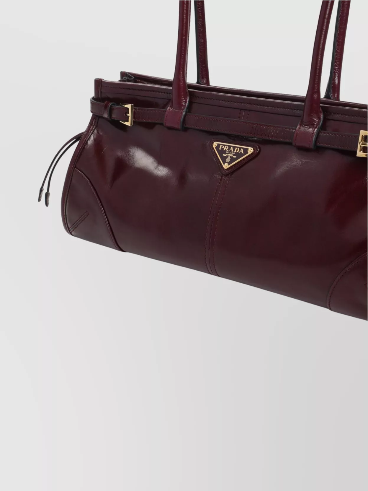 Prada Calf Leather Rectangular Shoulder Bag