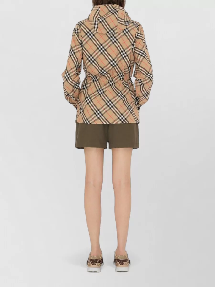 Burberry Printed Parka Coat