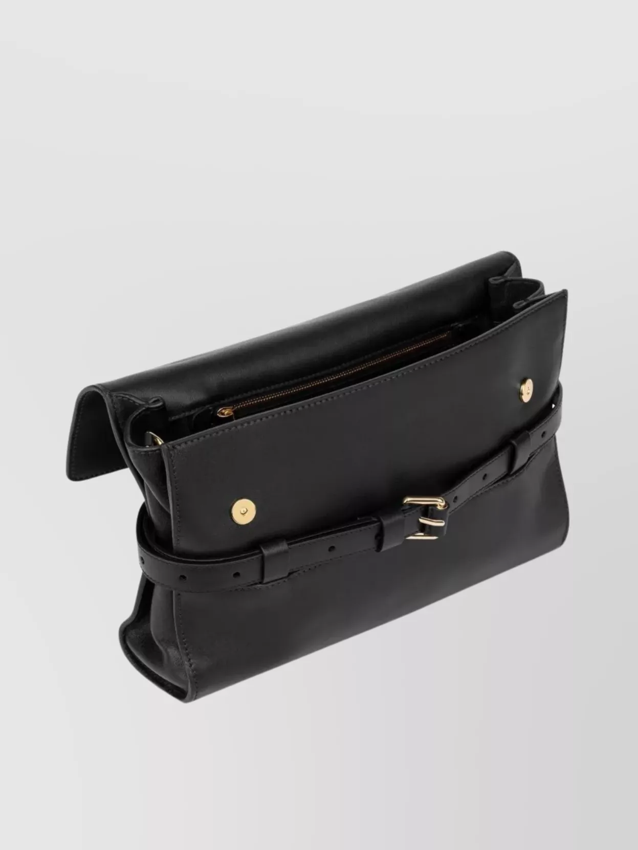 Moschino Nappa Sheepskin Clutch Bag