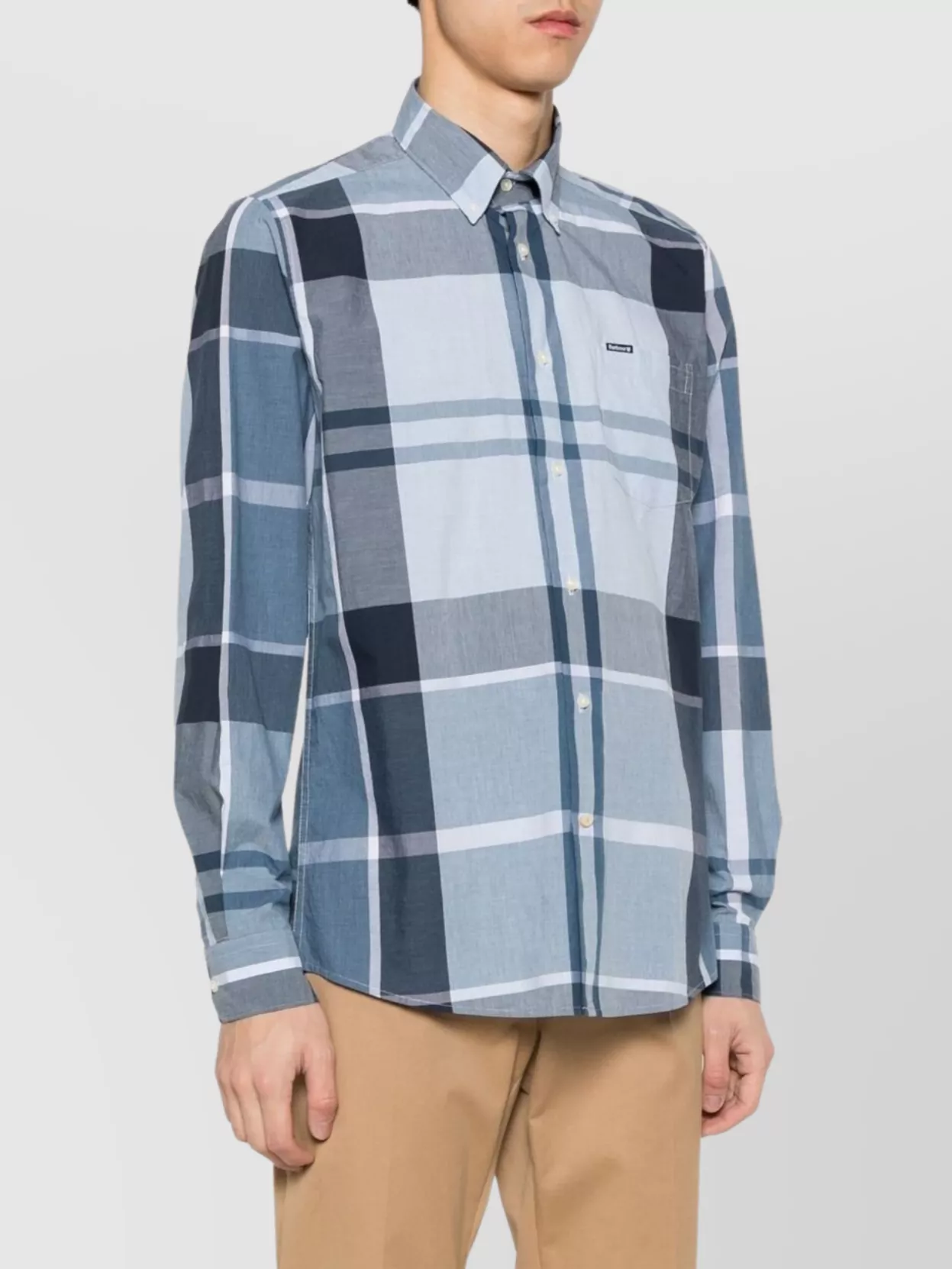 Barbour Tailored Check Shirt Curved Hem
