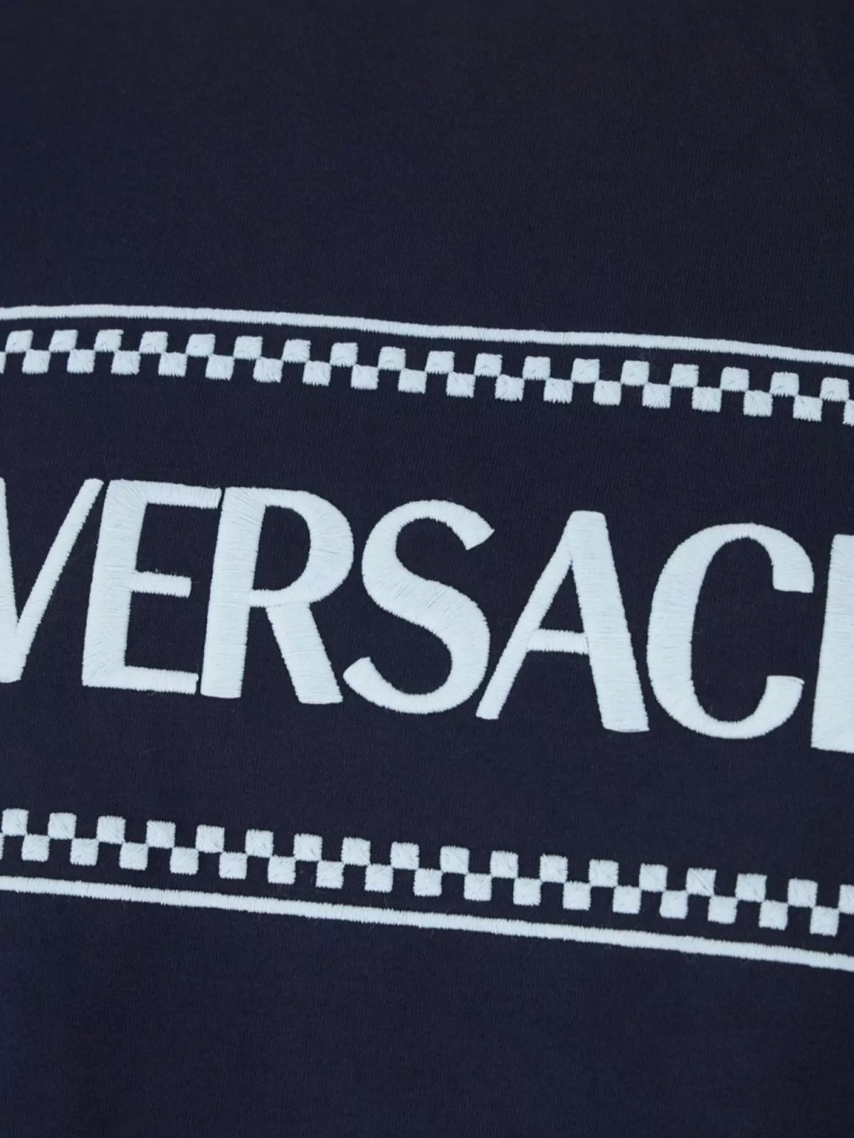 Versace Ribbed Crew-Neck Cotton T-Shirt