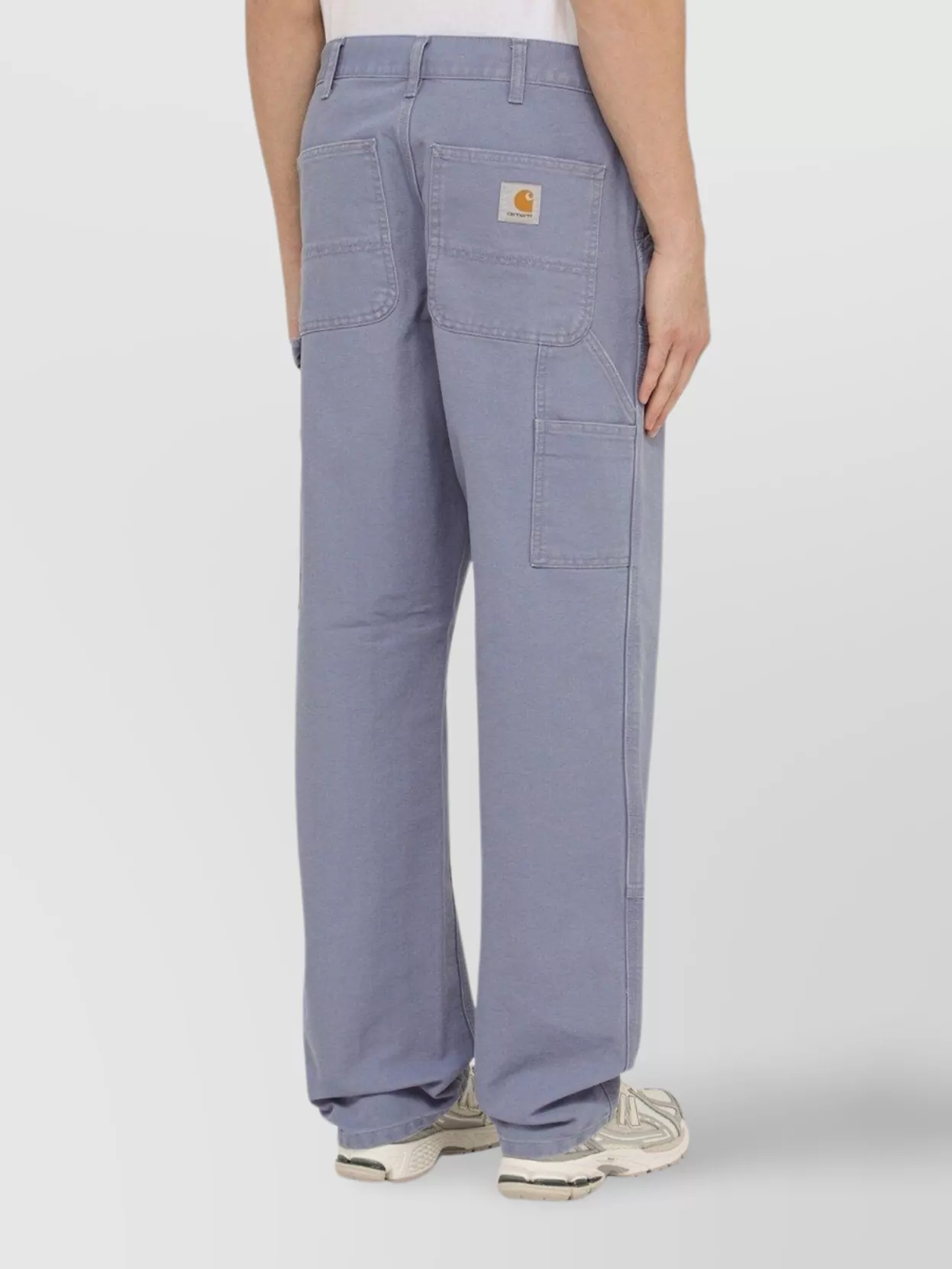 Carhartt Double Knee Pant With Pockets In Blue