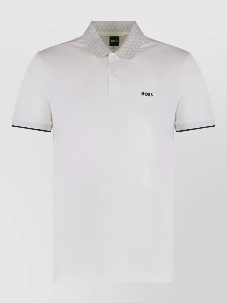 Boss cotton polo shirt