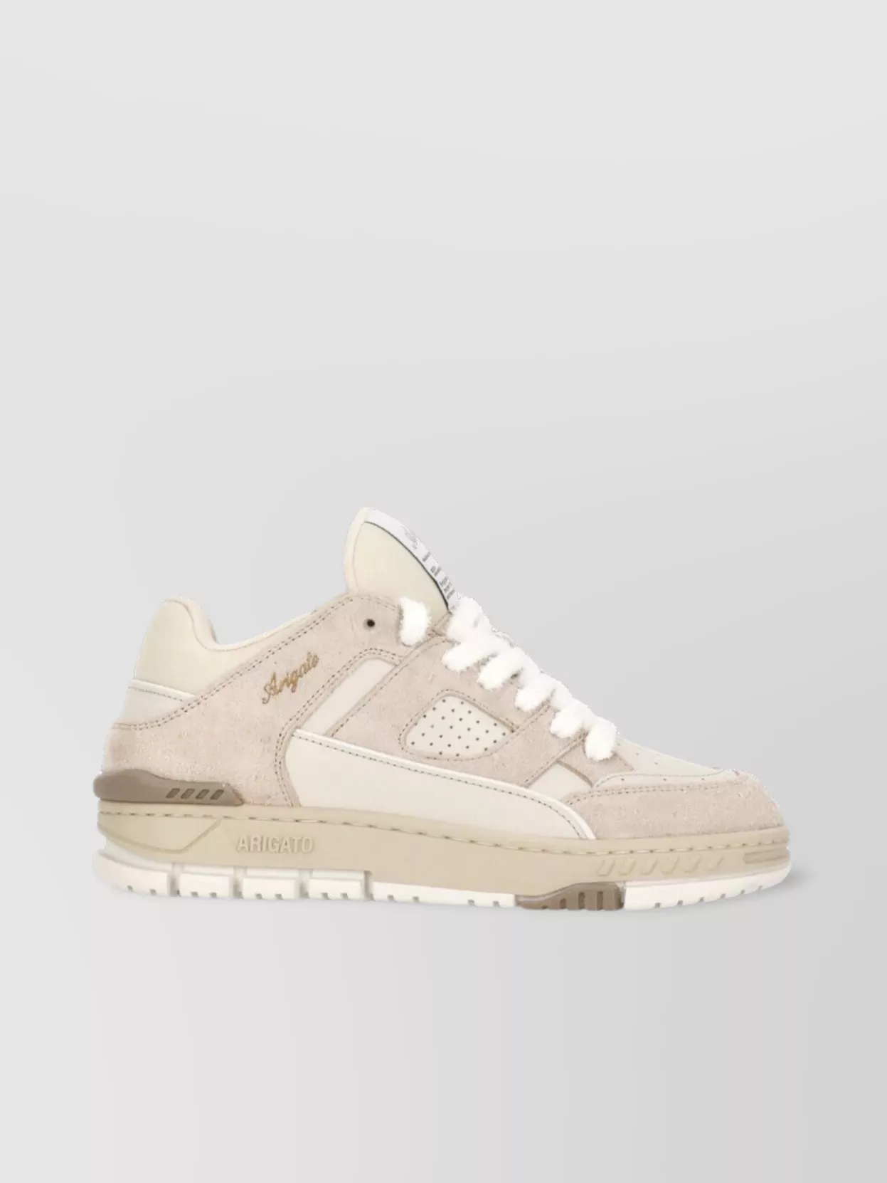 Axel Arigato Breathable Round Toe Sneakers In Leather And Tech Fabric