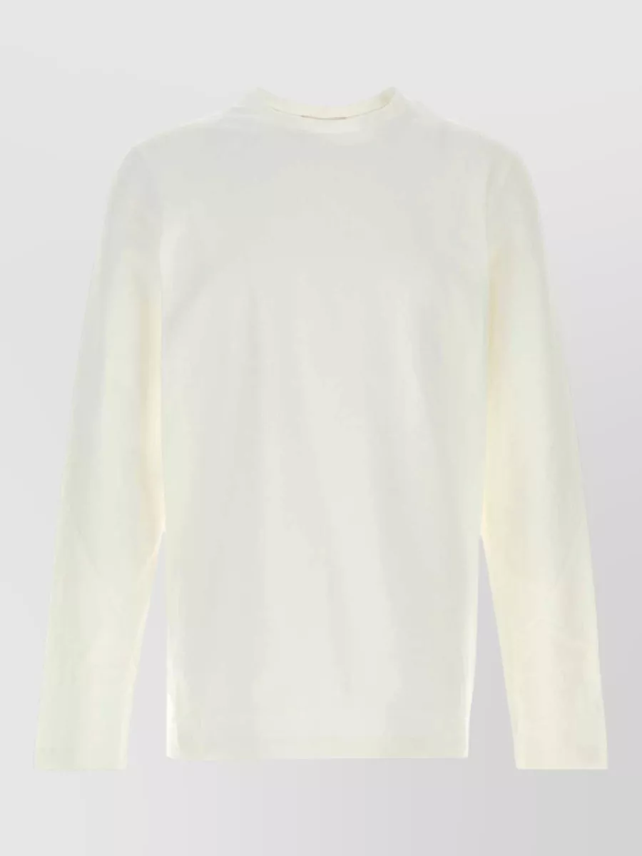 The Row cotton ribbed-crew-neck long-sleeve sweatshirt