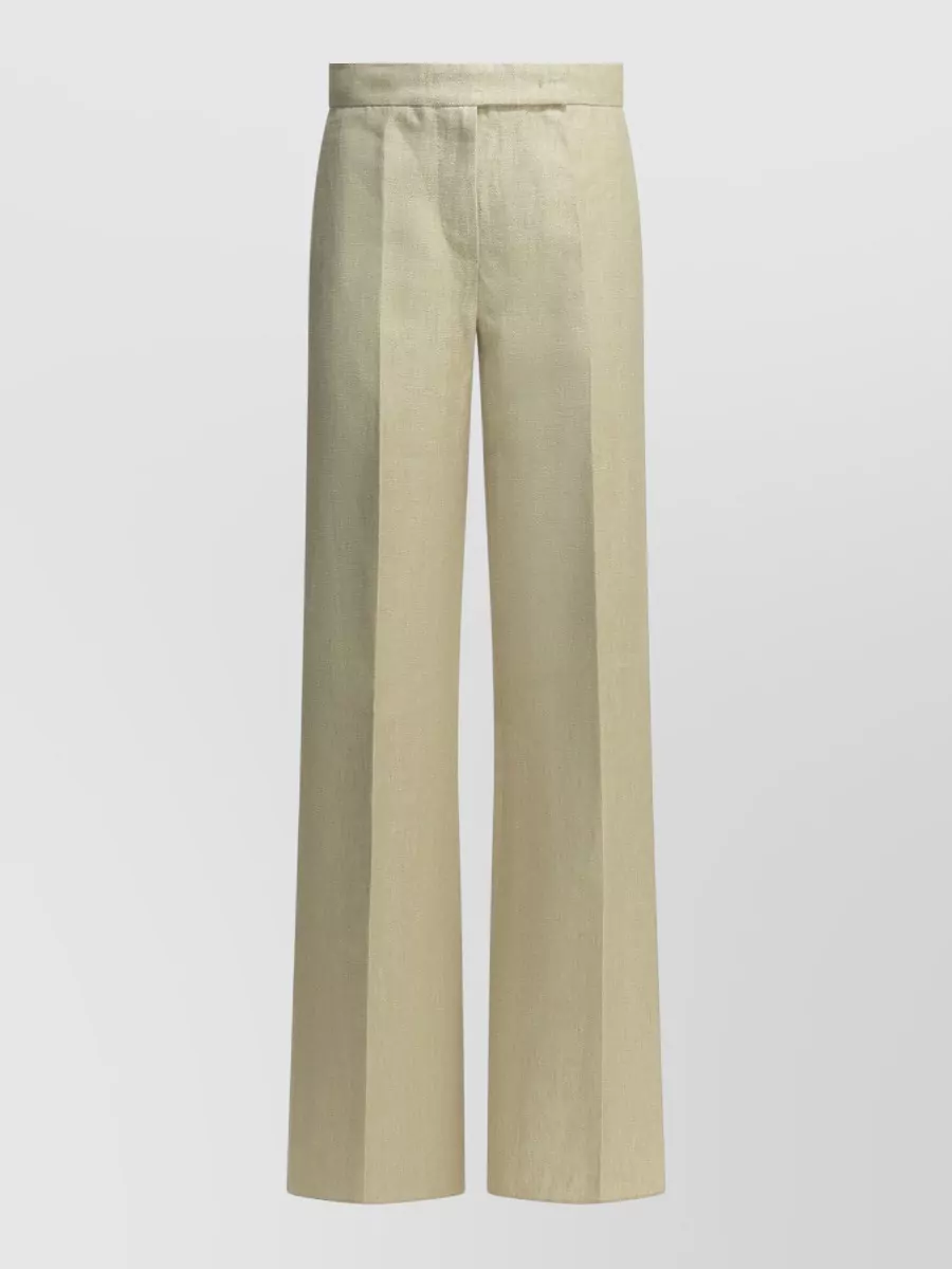 Max Mara linen wide-leg trousers