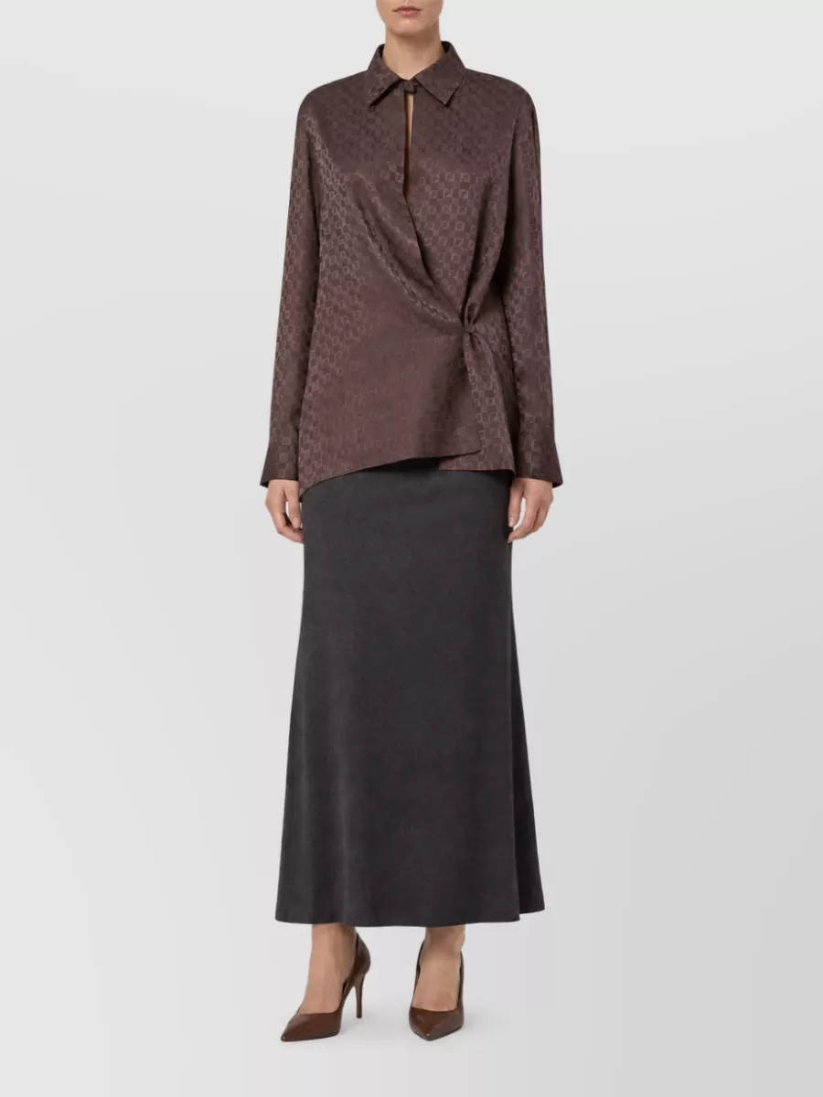 Fendi Silk Jacquard Shirt