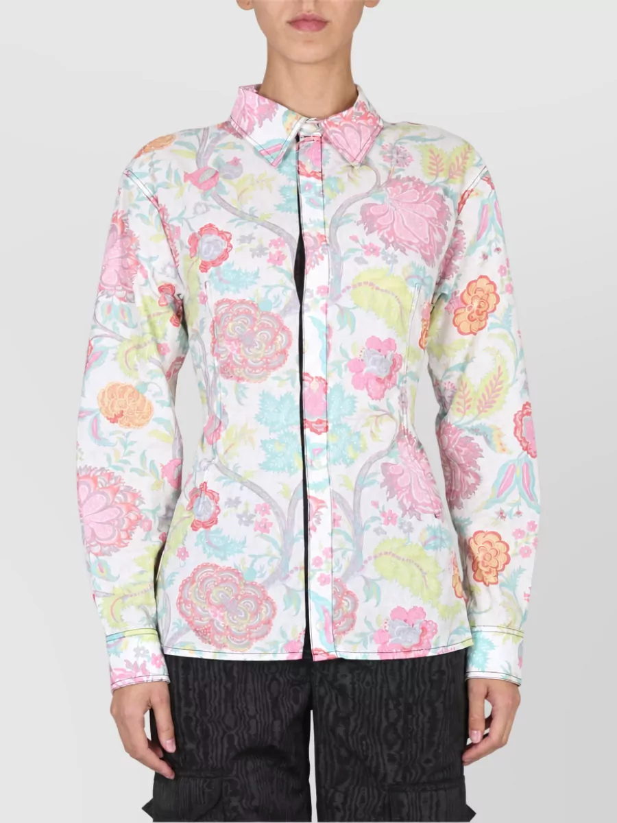Marine Serre Floral-print shirt